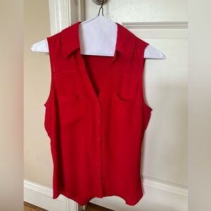 Women’s dressy tank from Express size small red